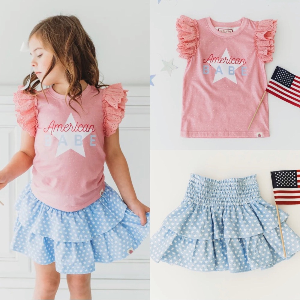 Cheeky Plum Outift “American Babe”